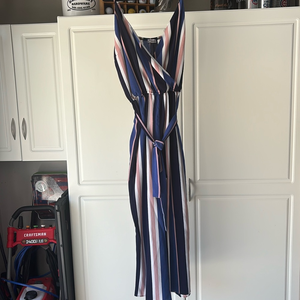 Striped Jumpsuit